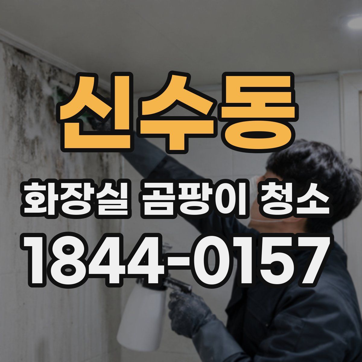 신수동 화장실 곰팡이 청소