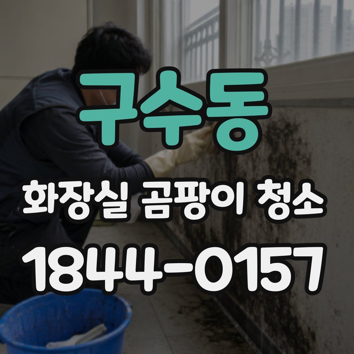 구수동 화장실 곰팡이 청소