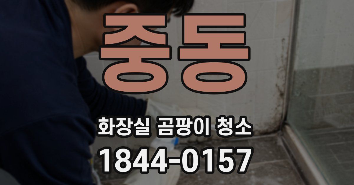중동 화장실 곰팡이 청소