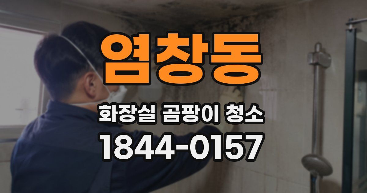 염창동 화장실 곰팡이 청소