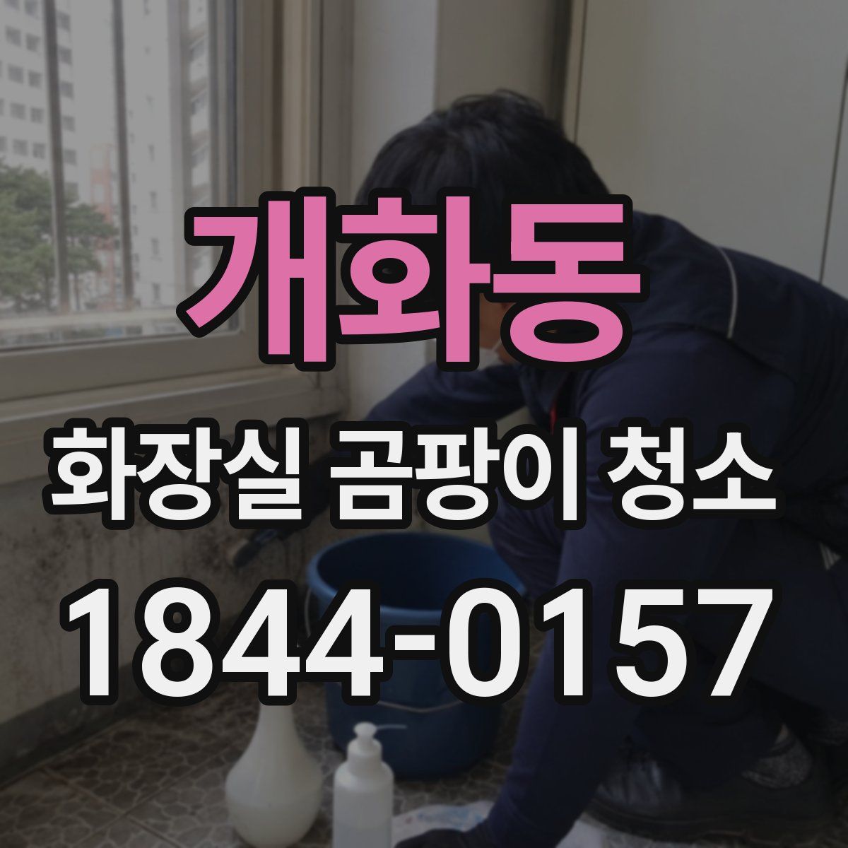 개화동 화장실 곰팡이 청소