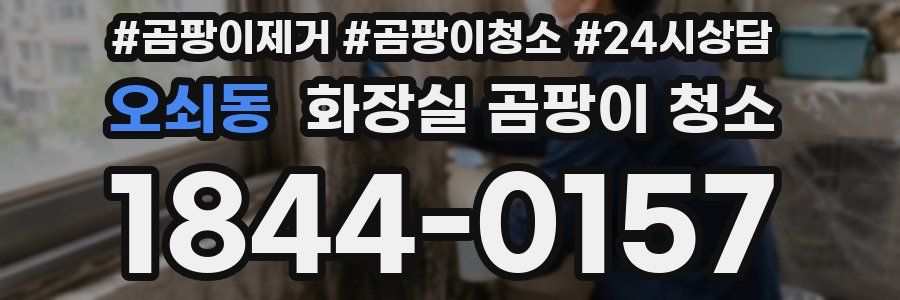 오쇠동 화장실 곰팡이 청소