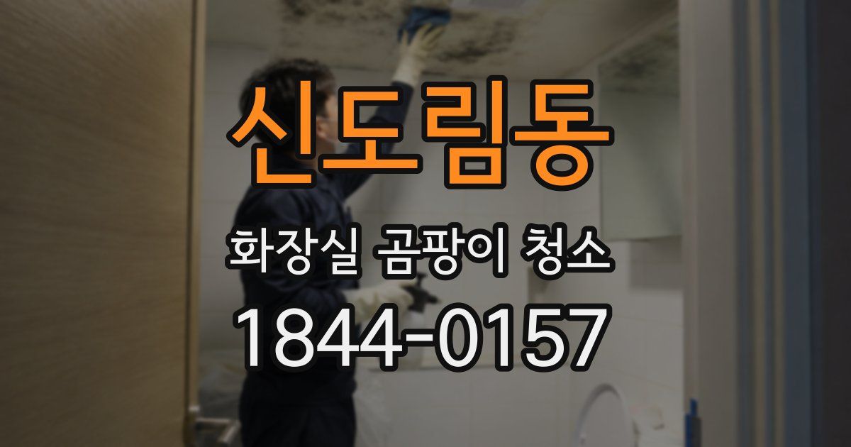 신도림동 화장실 곰팡이 청소