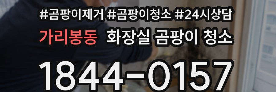가리봉동 화장실 곰팡이 청소