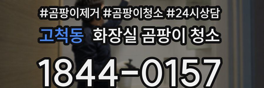 고척동 화장실 곰팡이 청소