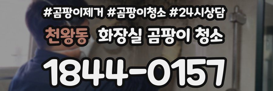 천왕동 화장실 곰팡이 청소