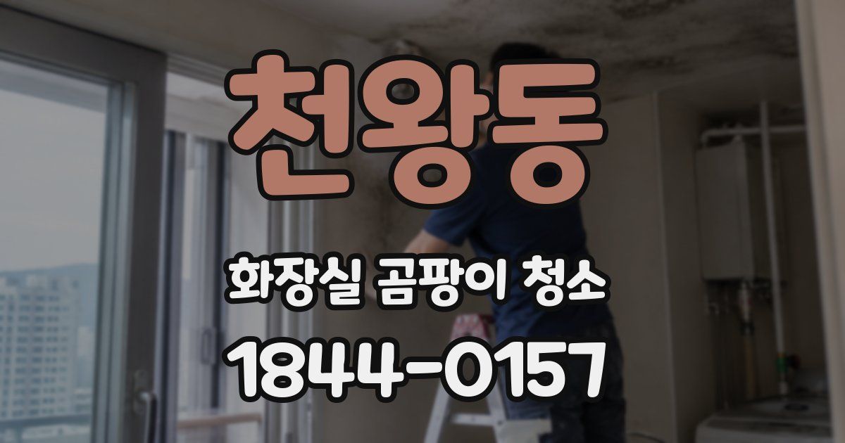 천왕동 화장실 곰팡이 청소