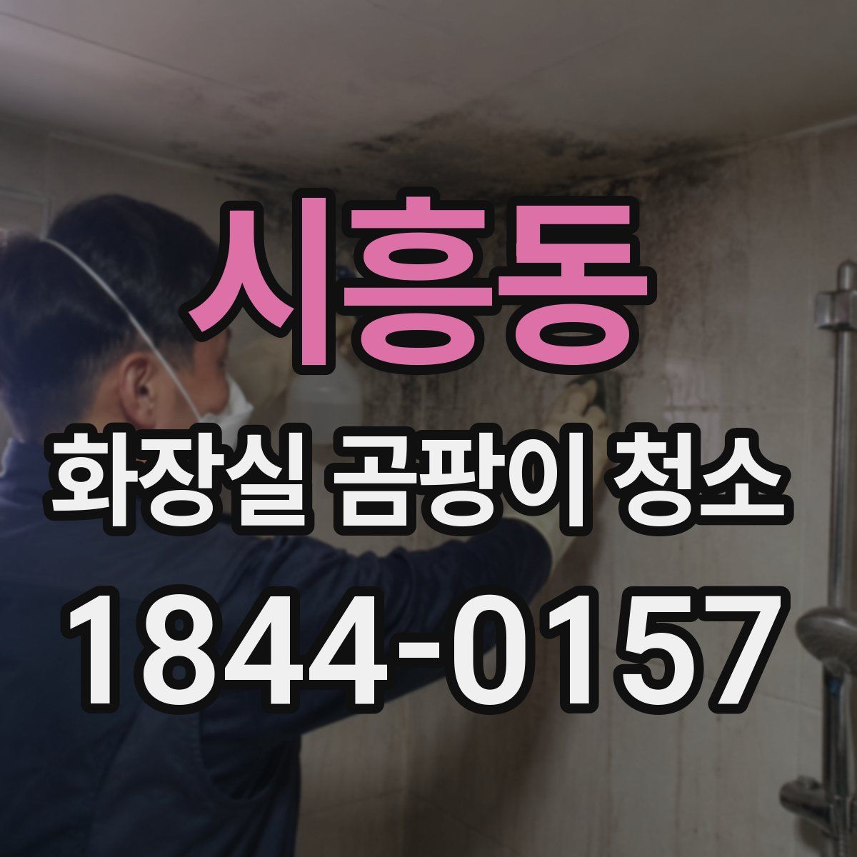 시흥동 화장실 곰팡이 청소