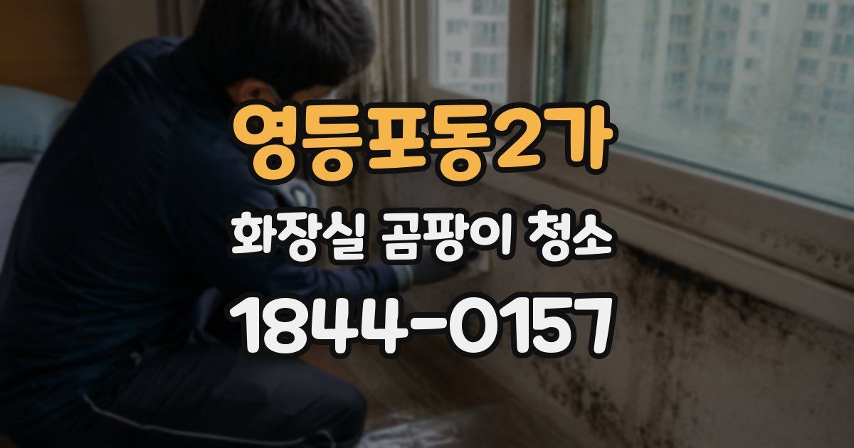영등포동2가 화장실 곰팡이 청소