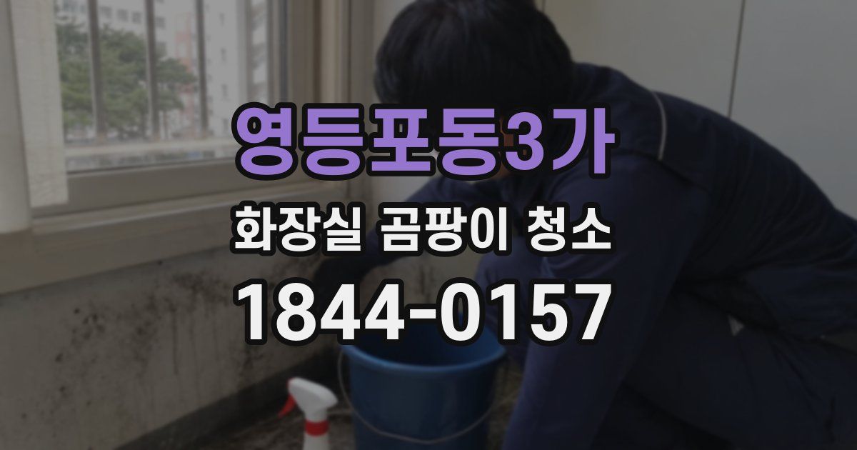 영등포동3가 화장실 곰팡이 청소
