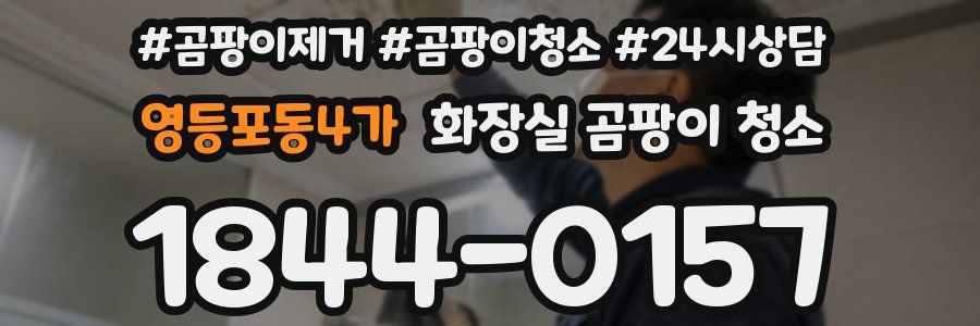 영등포동4가 화장실 곰팡이 청소