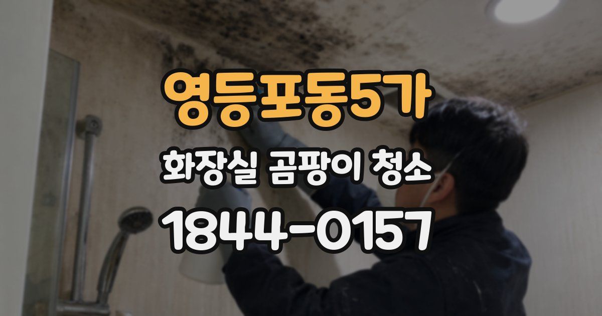 영등포동5가 화장실 곰팡이 청소