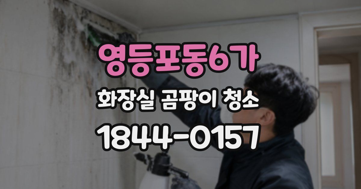 영등포동6가 화장실 곰팡이 청소