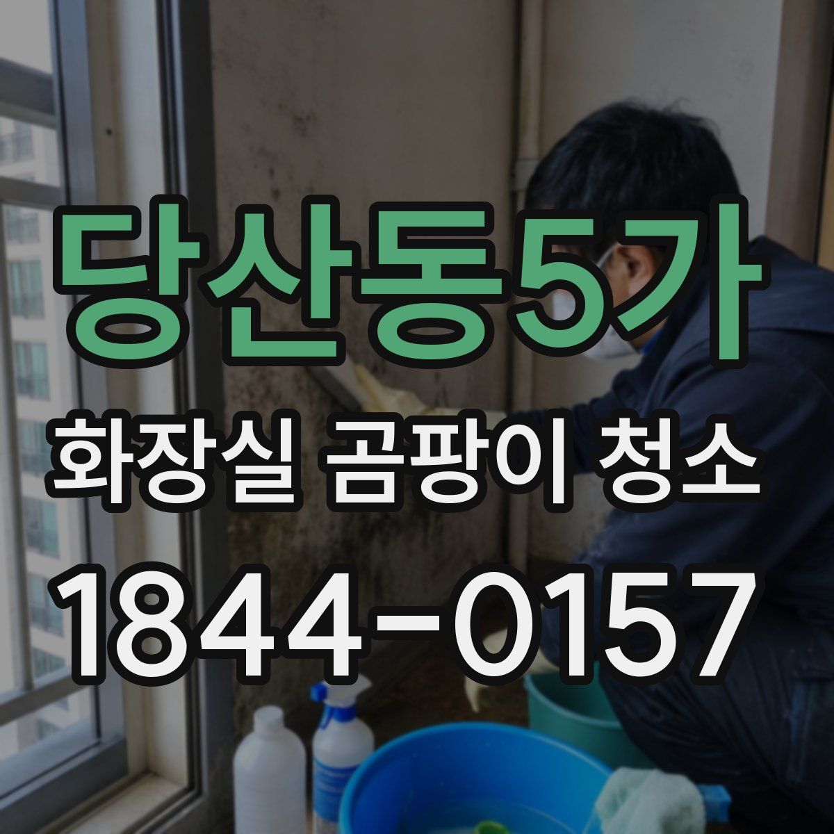 당산동5가 화장실 곰팡이 청소