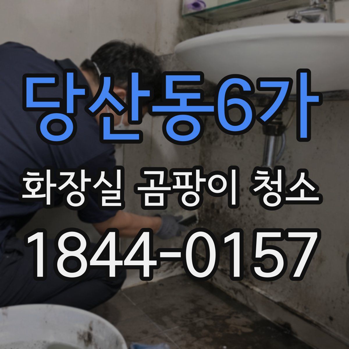 당산동6가 화장실 곰팡이 청소