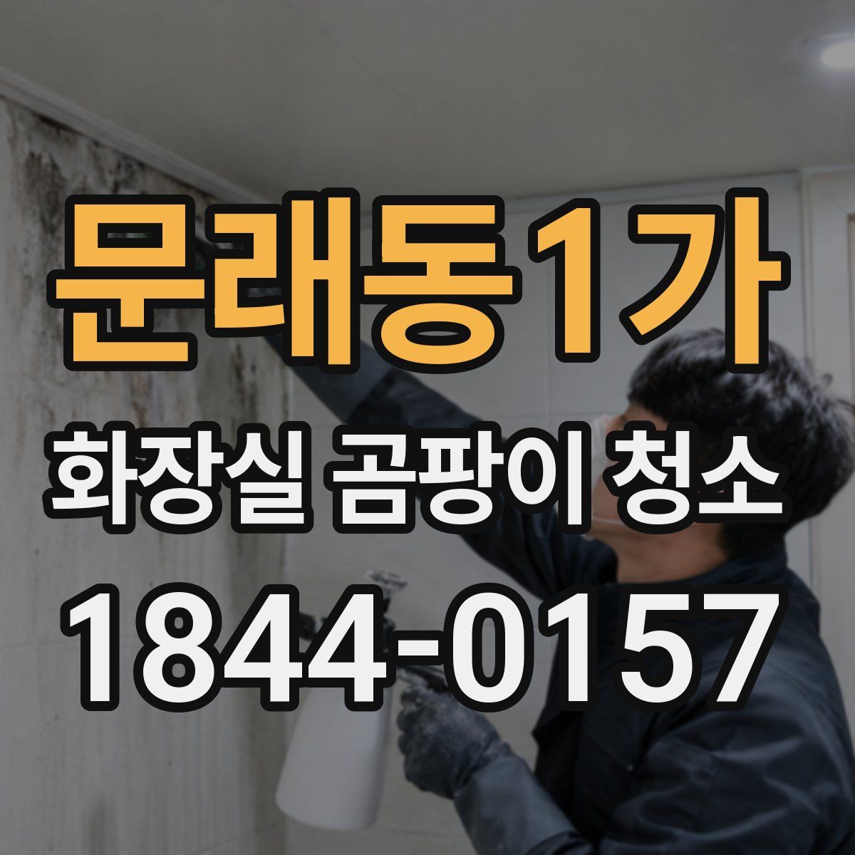 문래동1가 화장실 곰팡이 청소