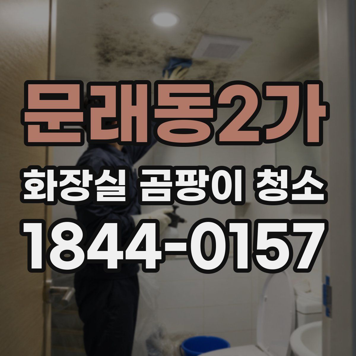 문래동2가 화장실 곰팡이 청소