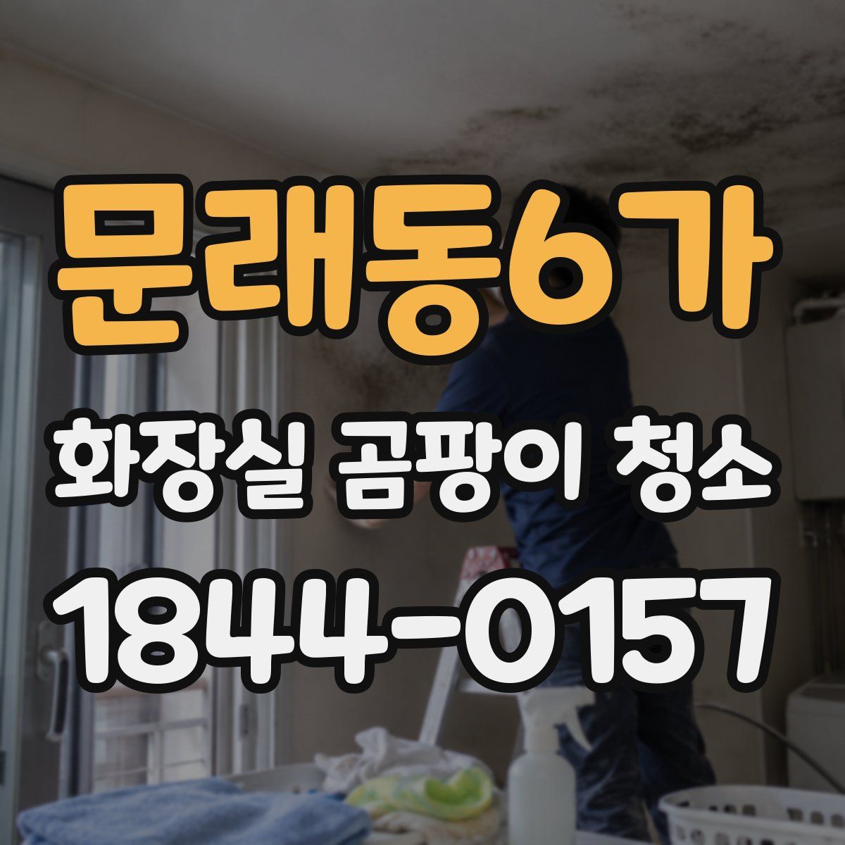 문래동6가 화장실 곰팡이 청소