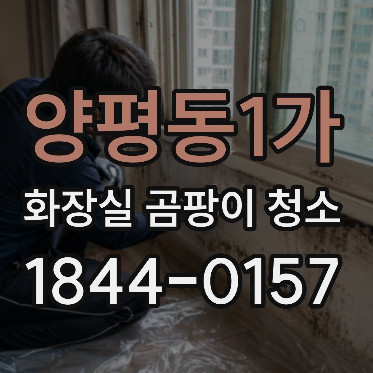 양평동1가 화장실 곰팡이 청소