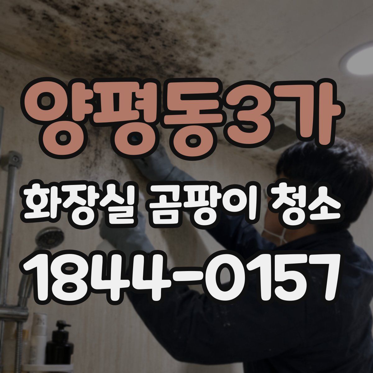 양평동3가 화장실 곰팡이 청소
