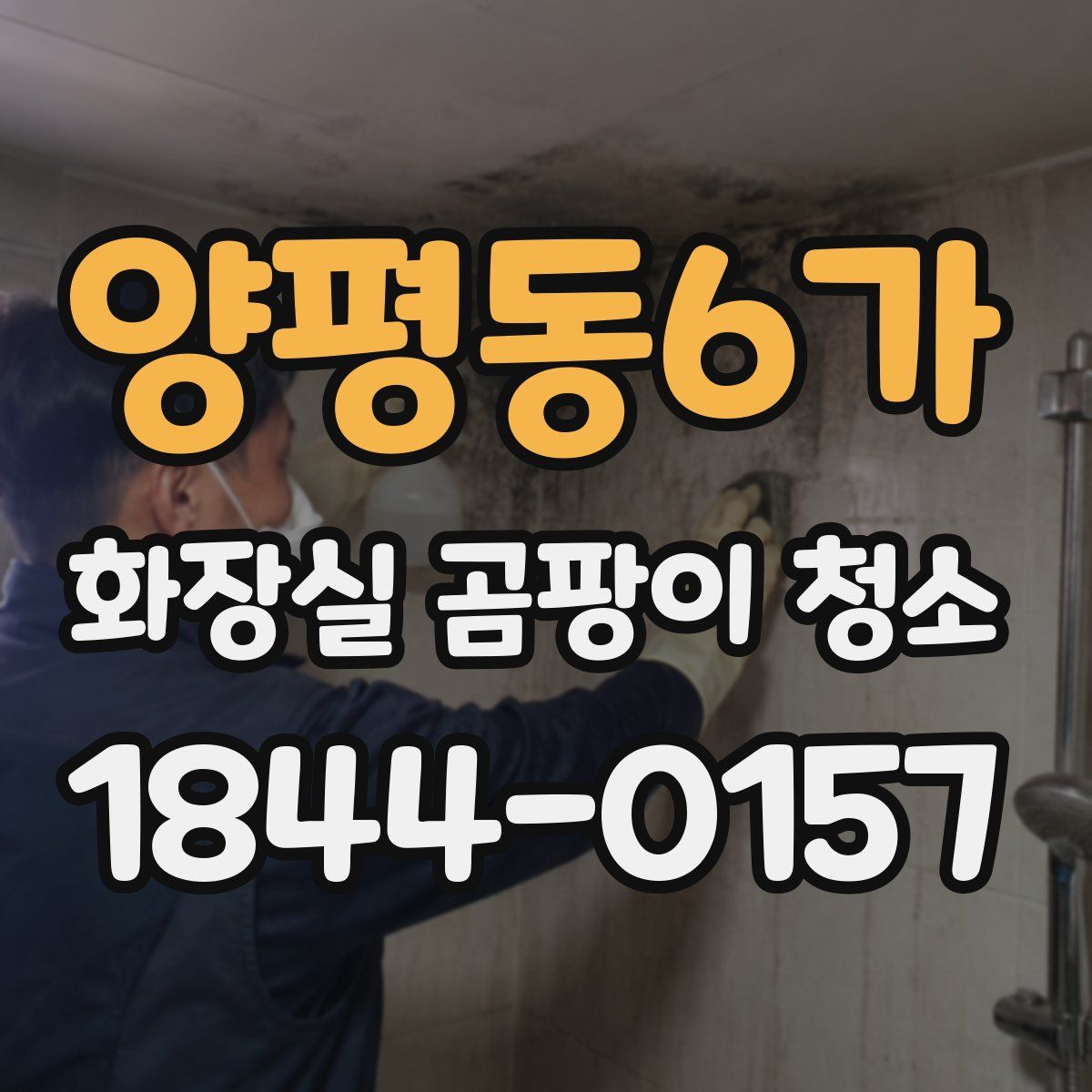 양평동6가 화장실 곰팡이 청소