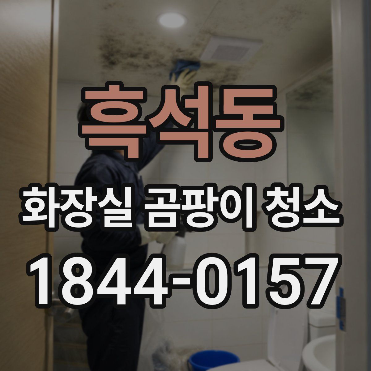 흑석동 화장실 곰팡이 청소