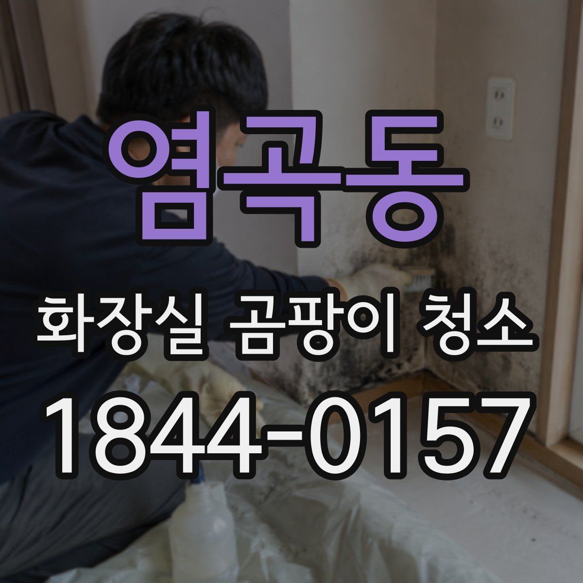 염곡동 화장실 곰팡이 청소