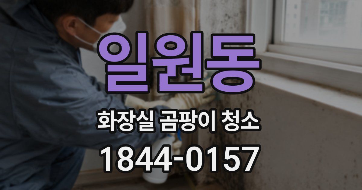 일원동 화장실 곰팡이 청소