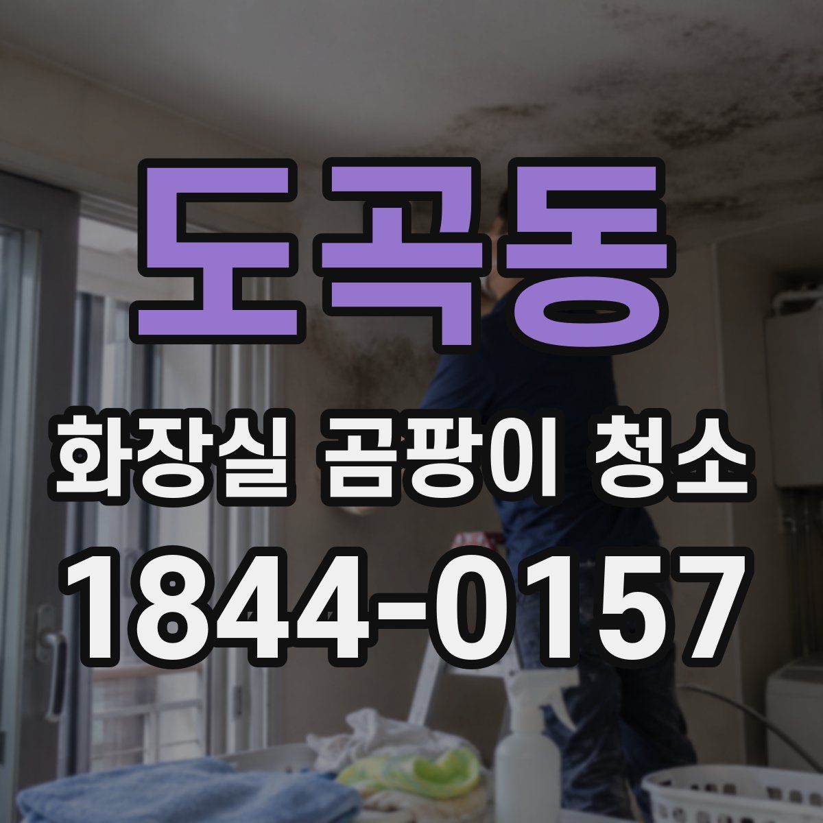 도곡동 화장실 곰팡이 청소