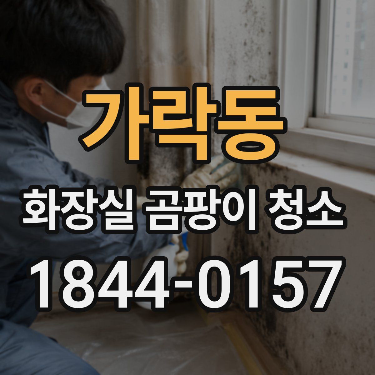 가락동 화장실 곰팡이 청소