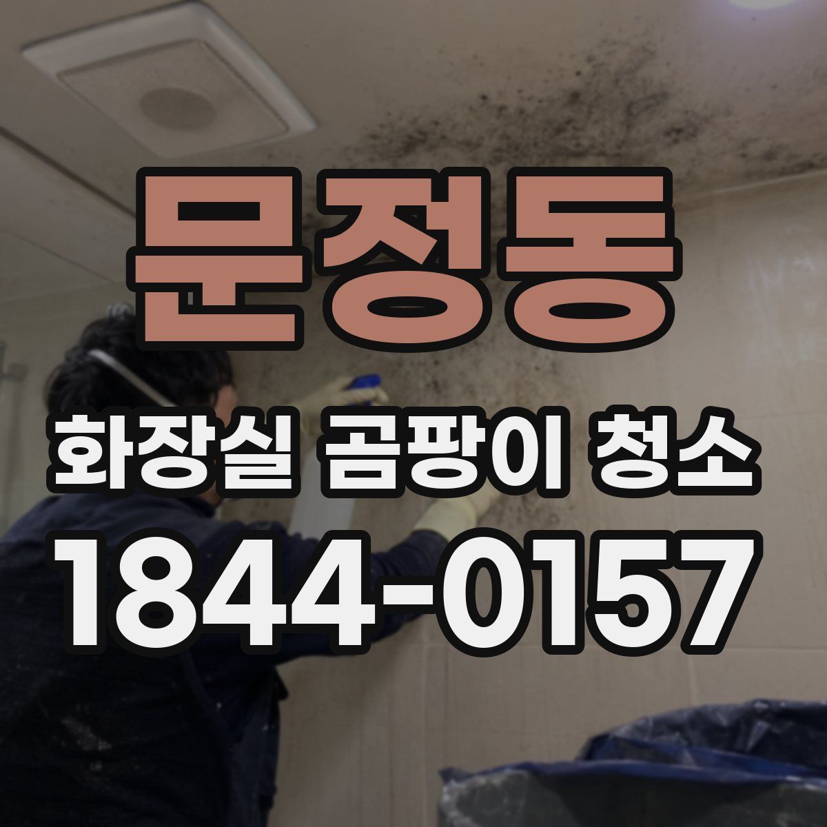 문정동 화장실 곰팡이 청소