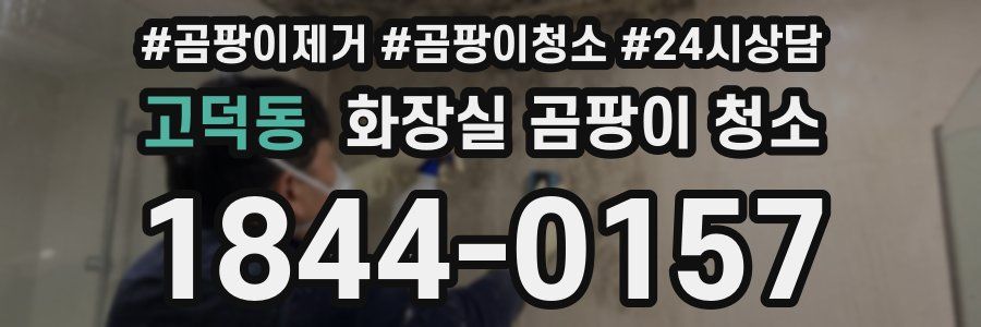 고덕동 화장실 곰팡이 청소