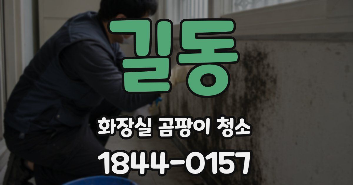 길동 화장실 곰팡이 청소