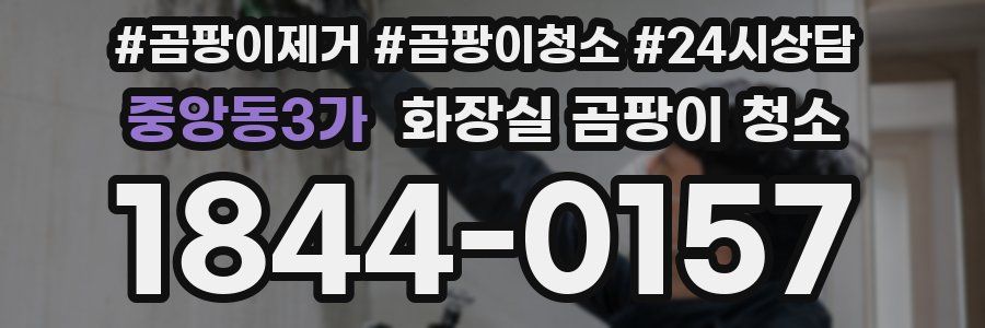 중앙동3가 화장실 곰팡이 청소