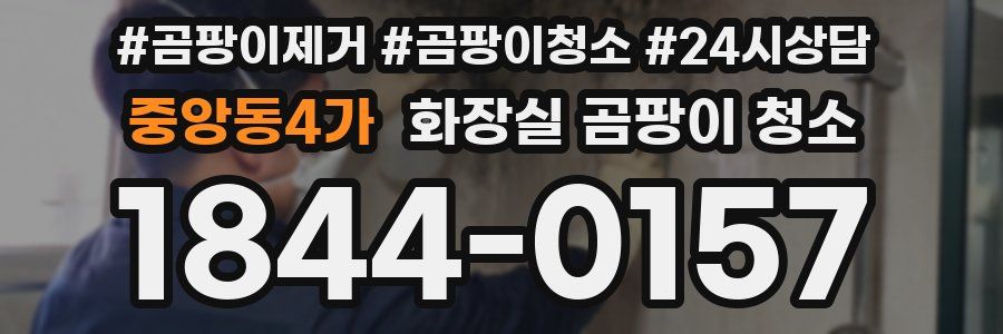 중앙동4가 화장실 곰팡이 청소