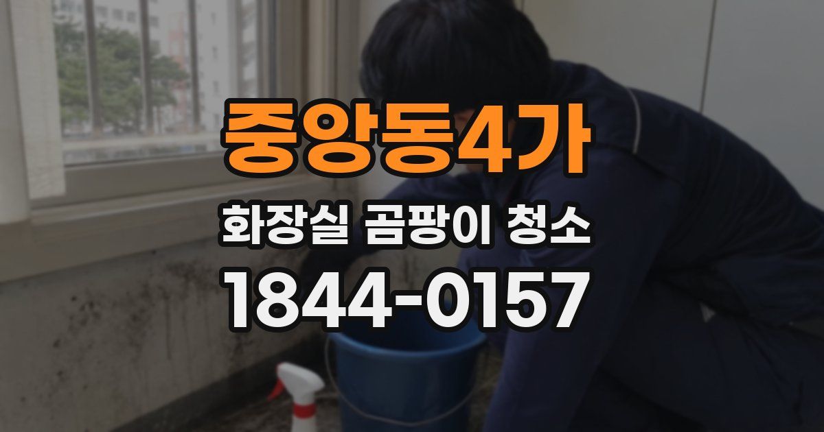 중앙동4가 화장실 곰팡이 청소