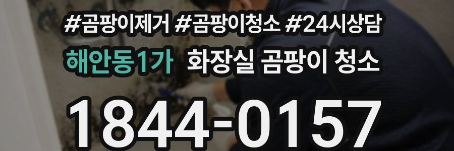 해안동1가 화장실 곰팡이 청소