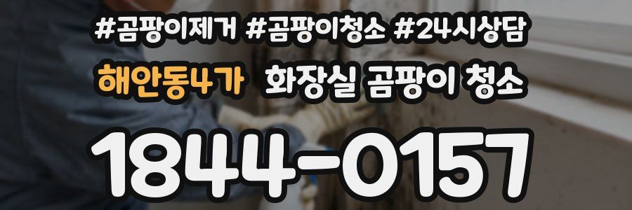 해안동4가 화장실 곰팡이 청소