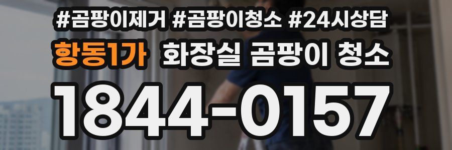 항동1가 화장실 곰팡이 청소