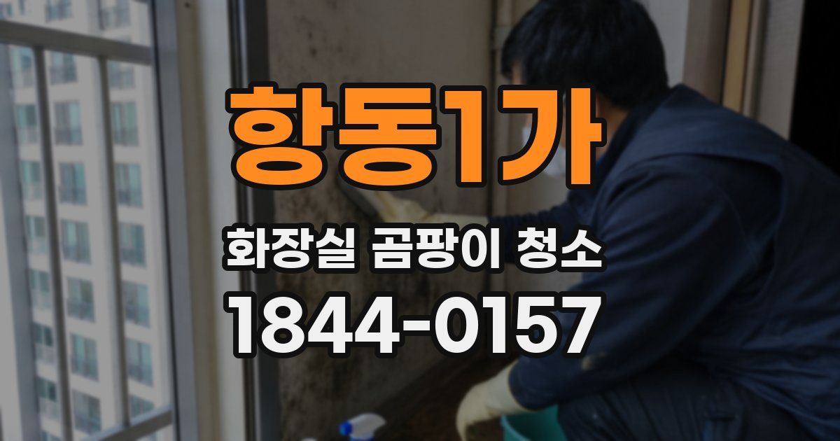 항동1가 화장실 곰팡이 청소