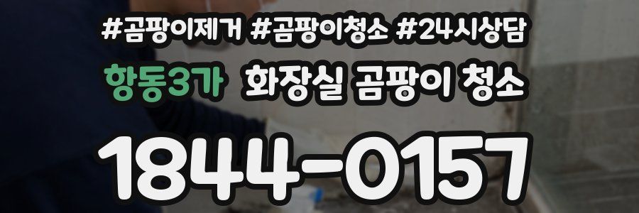항동3가 화장실 곰팡이 청소