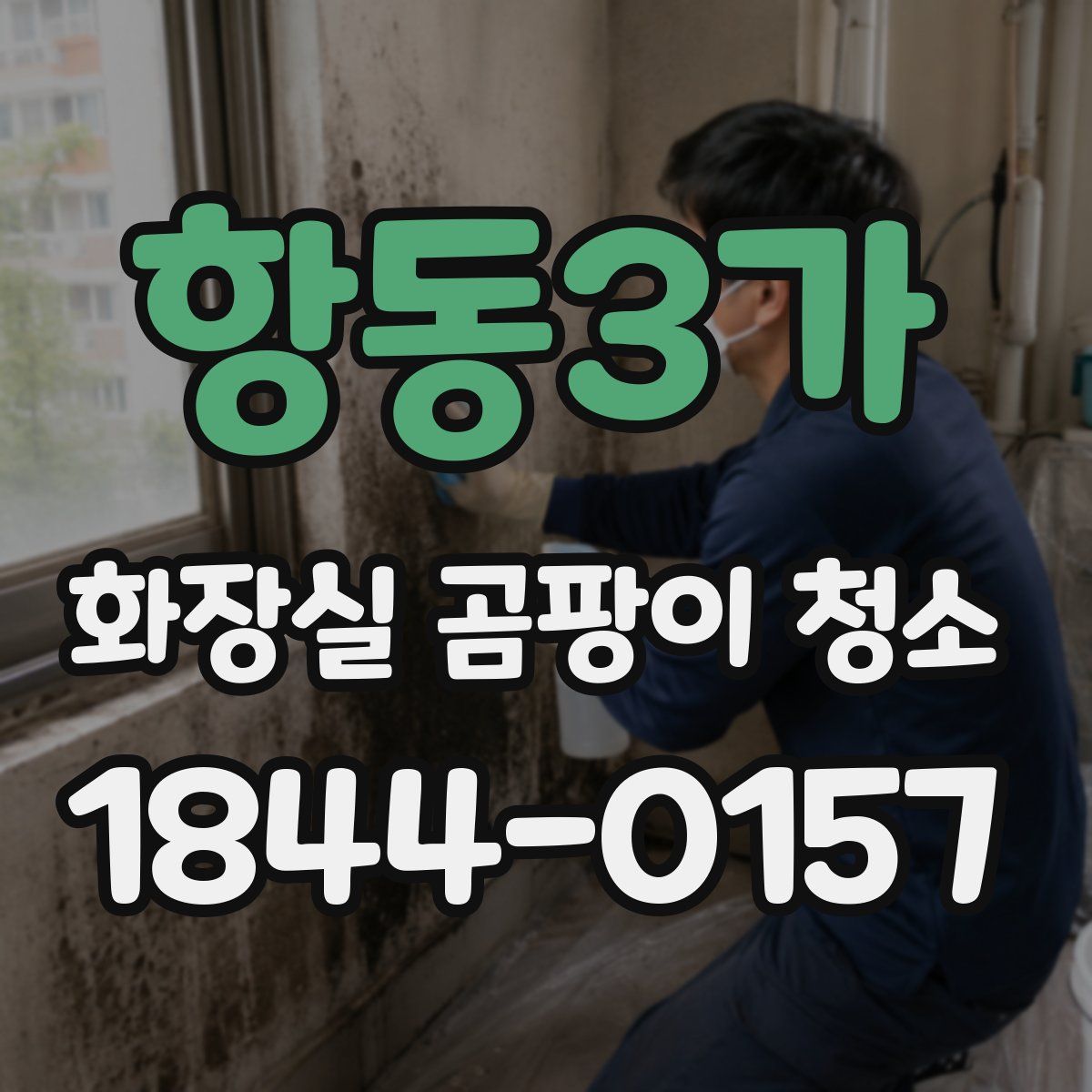 항동3가 화장실 곰팡이 청소