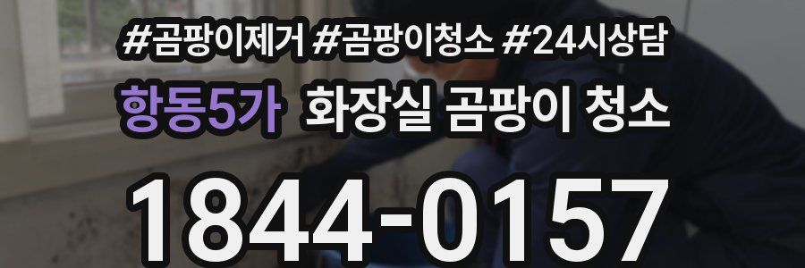 항동5가 화장실 곰팡이 청소
