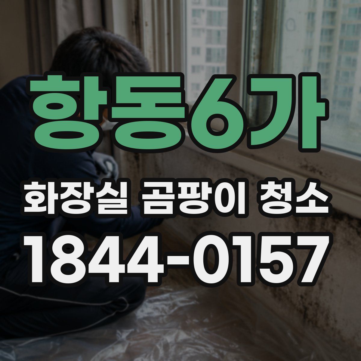 항동6가 화장실 곰팡이 청소