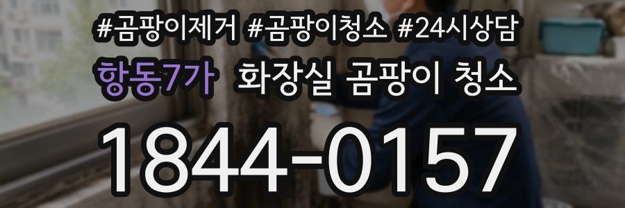 항동7가 화장실 곰팡이 청소
