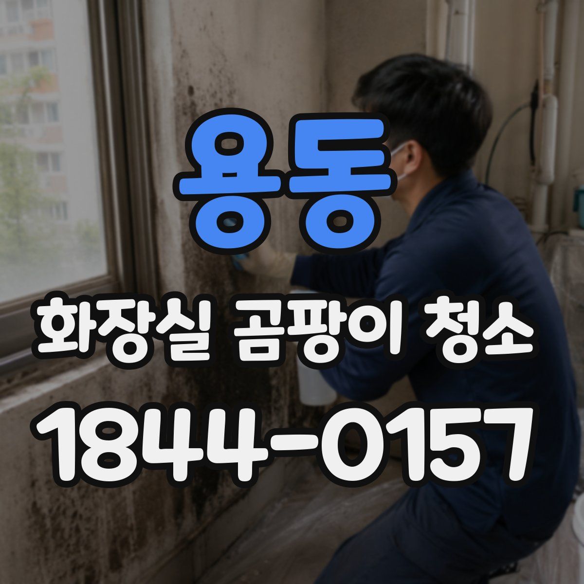 용동 화장실 곰팡이 청소