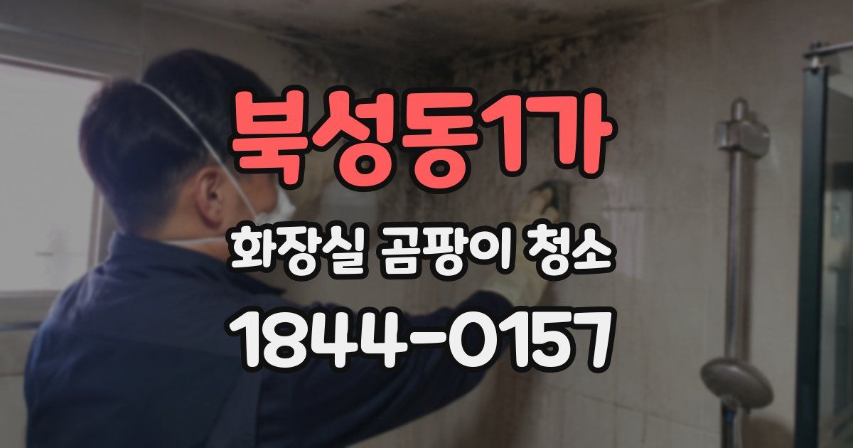 북성동1가 화장실 곰팡이 청소