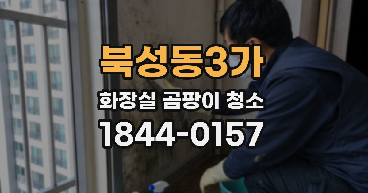 북성동3가 화장실 곰팡이 청소