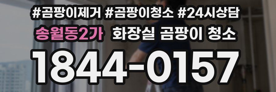 송월동2가 화장실 곰팡이 청소