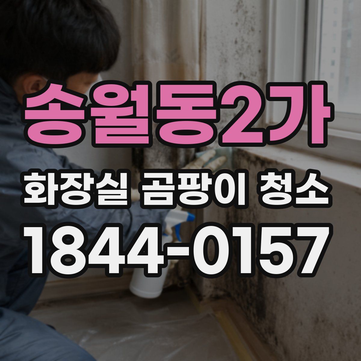 송월동2가 화장실 곰팡이 청소
